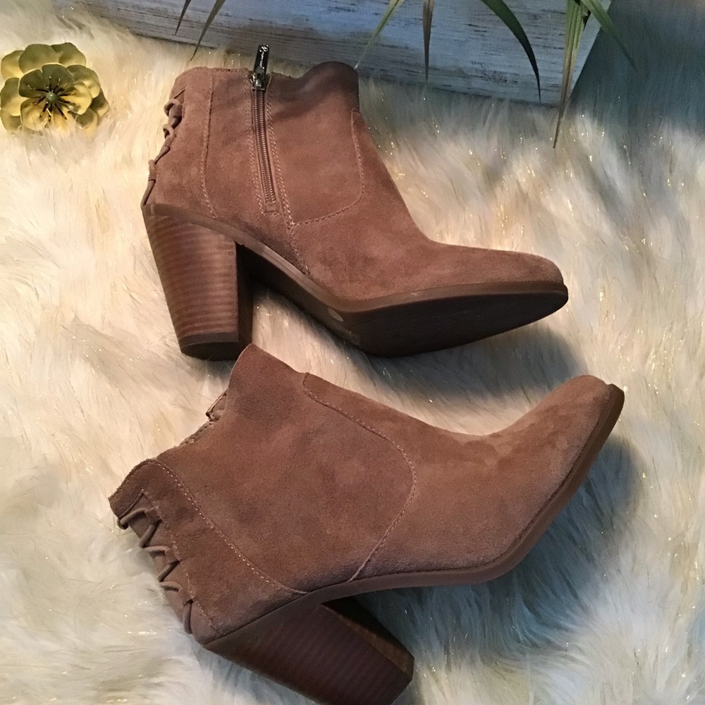 Jessica Simpson suede lace back Claron booties - Picture 7 of 7